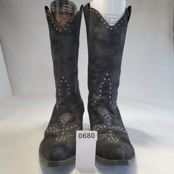 Corky’s Shoes - Corky’s Downtown Western Studded Cowboy Boots Size 10 Black